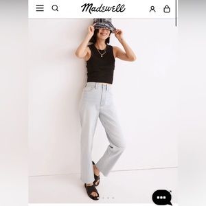 Madewell size 25 the Perfect Vintage Straight Jean in Mosedale